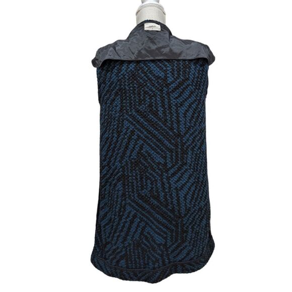 ba&sh Geometric Long Sleeve Wool Open Front Long Cardigan Cape Sweater Size 3 - Picture 6 of 10